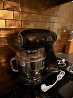 SMEG SMF03BLEU Zwart Keukenmachine - Nieuw, Witgoed en Apparatuur, 4 liter of meer, Ophalen of Verzenden, Zo goed als nieuw, 3 snelheden of meer