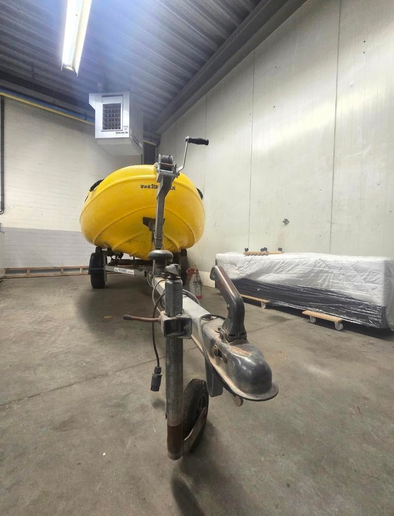 Complete set: Summerfun boot + Suzuki 20PK (2020) + trailer, Ophalen, Overige typen, Zo goed als nieuw, Met peddels