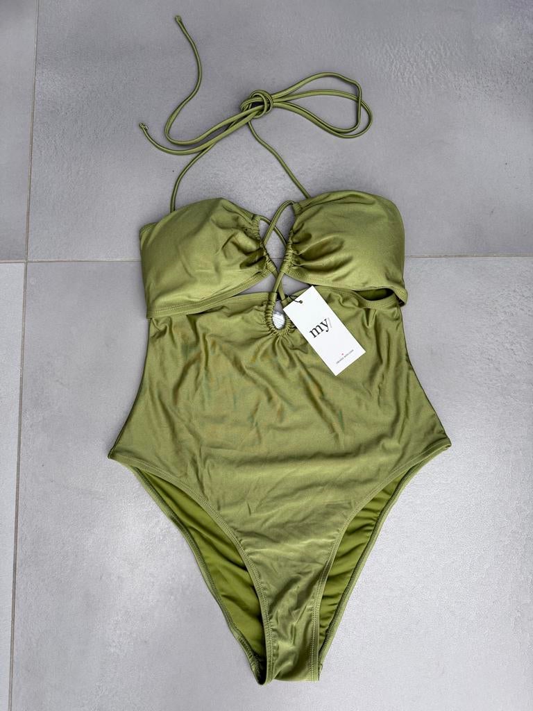 My Jewellery badpak groen XL, Kleding | Dames, Badmode en Zwemkleding, Ophalen of Verzenden, Nieuw, Groen, Badpak