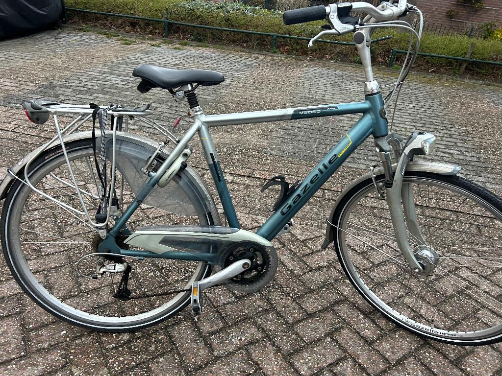 Gazelle herenfiets, Ophalen, Versnellingen, Zo goed als nieuw, Gazelle