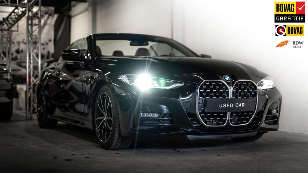 BMW 4-serie Cabrio 420i High Executive|M-sport|Leder|Keyless, 1998 cc, Gebruikt, Euro 6, Cabriolet