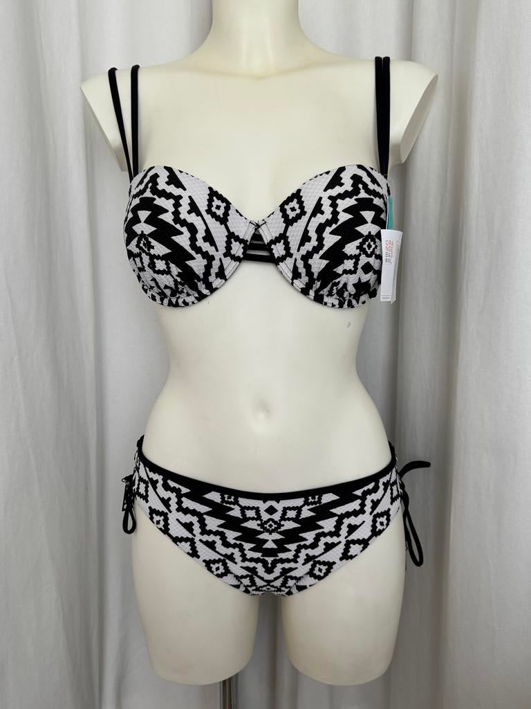 Seafolly Kasbah Bikini - Nieuw met prijskaartje, Kleding | Dames, Badmode en Zwemkleding, Ophalen of Verzenden, Nieuw, Zwart, Bikini