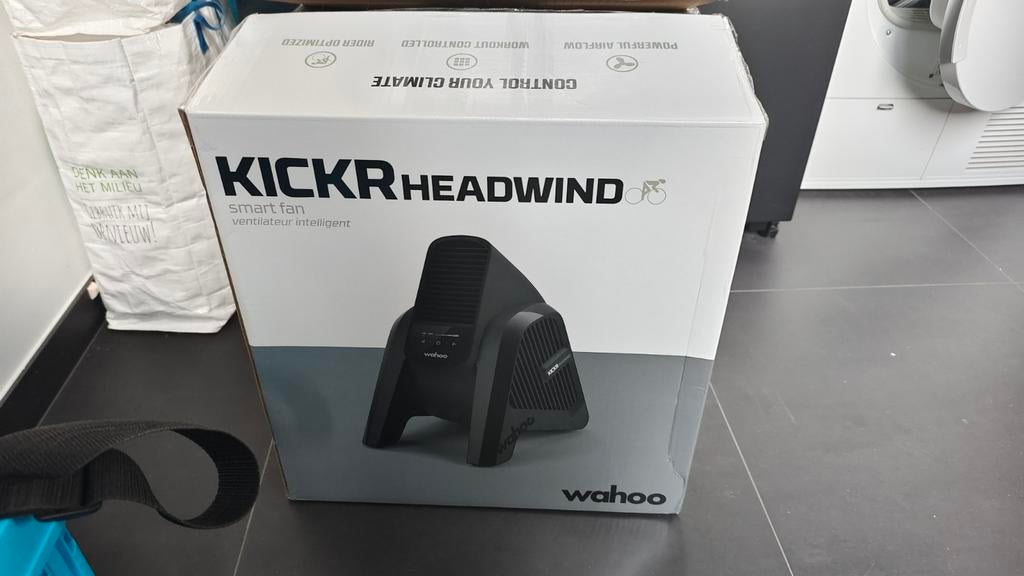 Wahoo KICKR Headwind Smart Ventilator - Nieuw in doos, Witgoed en Apparatuur, Ventilatoren, Ophalen of Verzenden, Ventilator met afstandsbediening