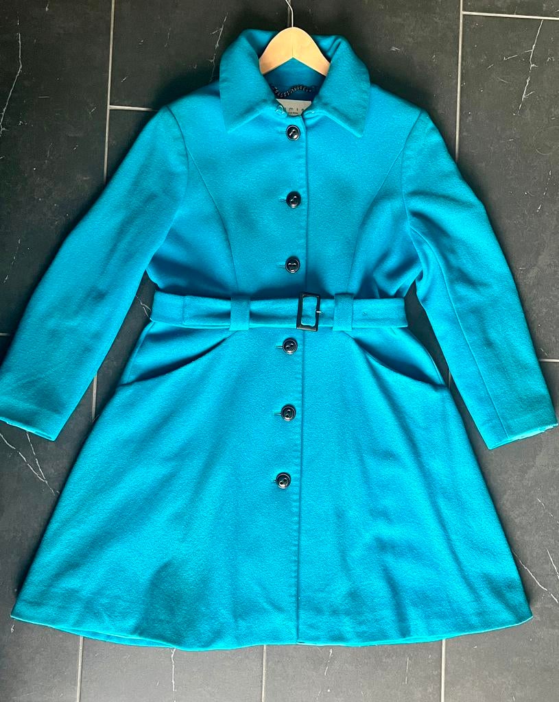 Cashmere wol  Damsel in a dress jas maat L, Ophalen of Verzenden, Zo goed als nieuw, Maat 42/44 (L), Blauw