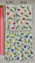 Servetten nw vanaf 0,05, Hobby en Vrije tijd, Ophalen of Verzenden, Nieuw, Materiaal