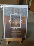 Kaartje condoleance rij bomen met ondergaande zon, Ophalen of Verzenden, Nieuw, Overige thema's