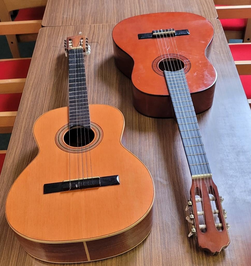 Twee klassieke Spaanse gitaren, Ophalen, Gebruikt, Klassieke of Spaanse gitaar