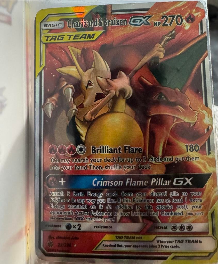 Pokémon GX TAG TEAM Kaarten - Charizard, Greninja, Magikarp, Ophalen, Zo goed als nieuw, Meerdere kaarten, Foil