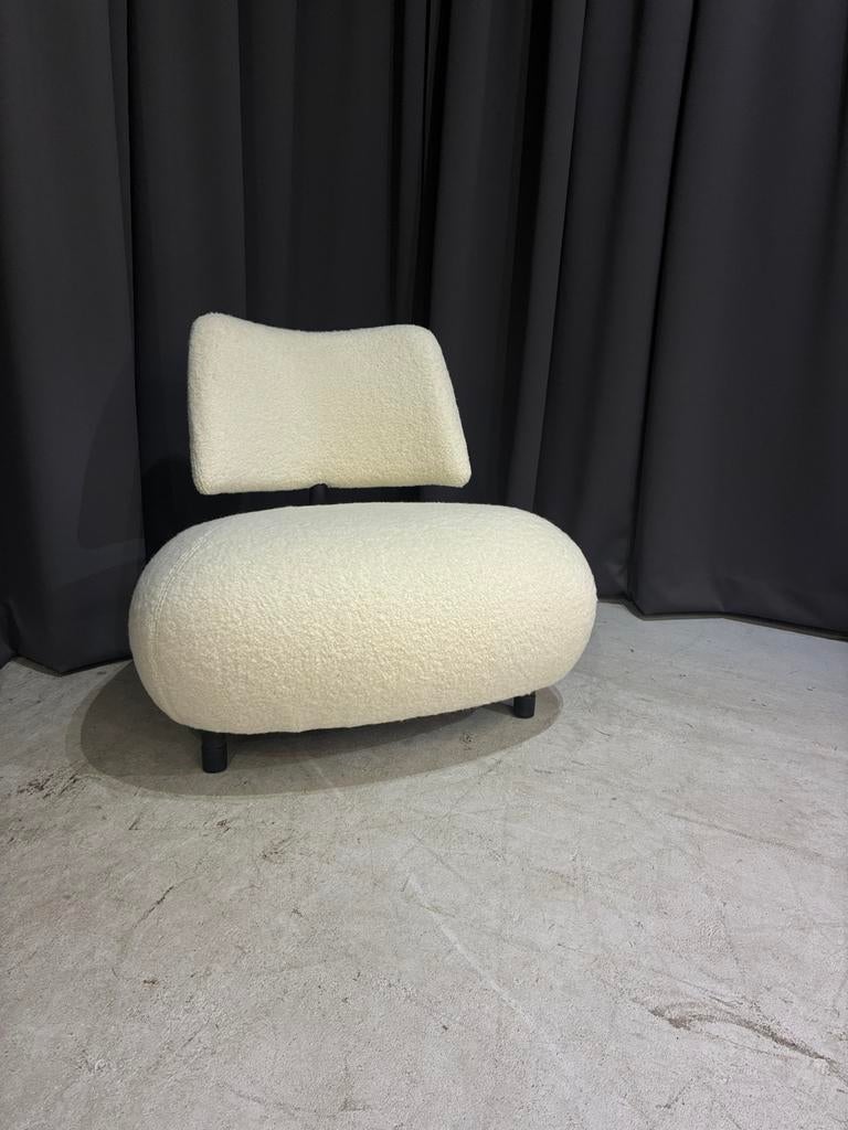 Pallone fauteuil in Nieuw wol boucle, Ophalen, Leolux, Overige kleuren, .