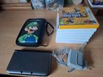 Nintendo 3DS XL, Gebruikt, Zwart, Ophalen of Verzenden, Met beschermhoes of tas