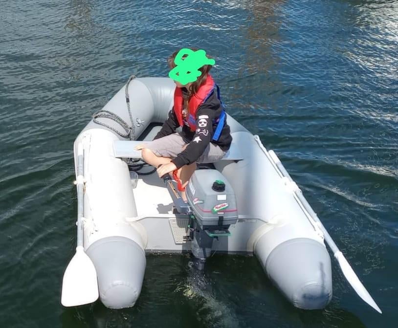 Hydro-Force rubberboot met YamahaMalta 3 pk buitenboordmotor, Gebruikt, Benzine, Minder dan 70 pk, Ophalen