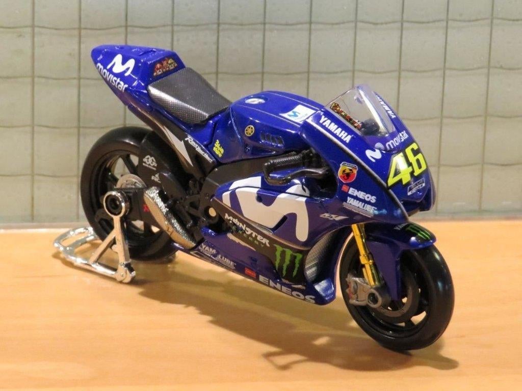 Valentino Rossi Monster energy Yamaha YZR-M1 2018 1:18, Maisto, May Cheong Group France S.A.S., Nieuw, Ophalen of Verzenden
