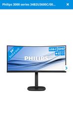 Philips 3000 series 34B2U3600C/ Curved, Computers en Software, Monitoren, 101 t/m 150 Hz, Curved, VA, Nieuw