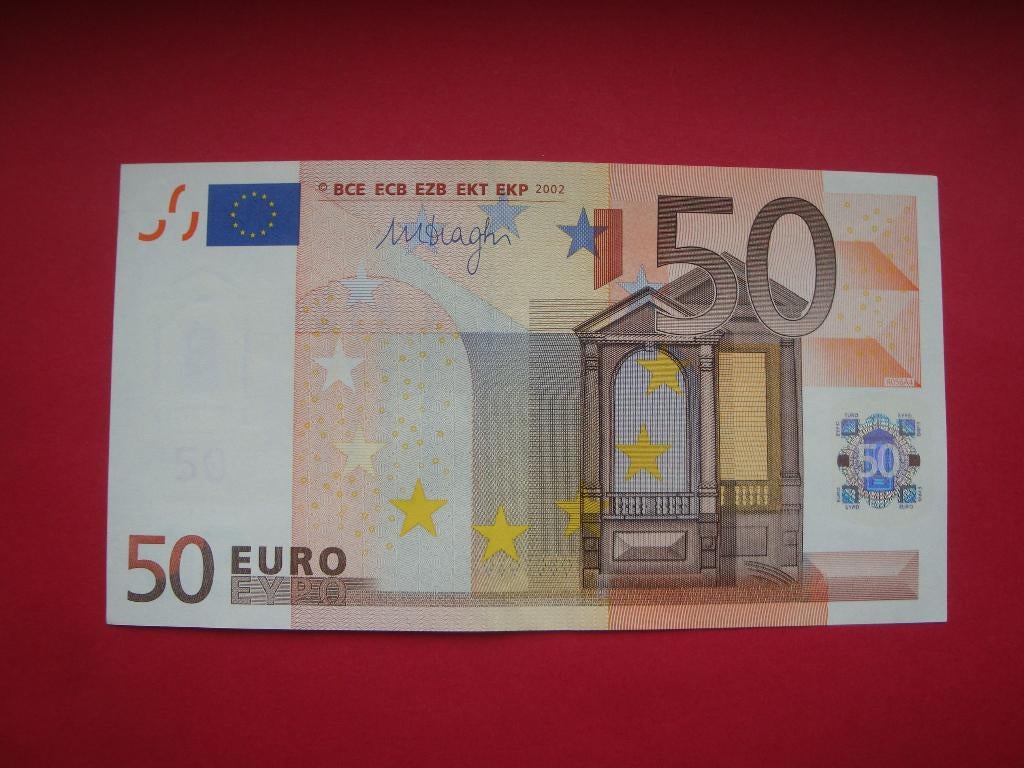 Bankbiljet Duitsland 50 Euro Draghi 2002., Postzegels en Munten, Bankbiljetten | Europa | Eurobiljetten, Verzenden, Duitsland
