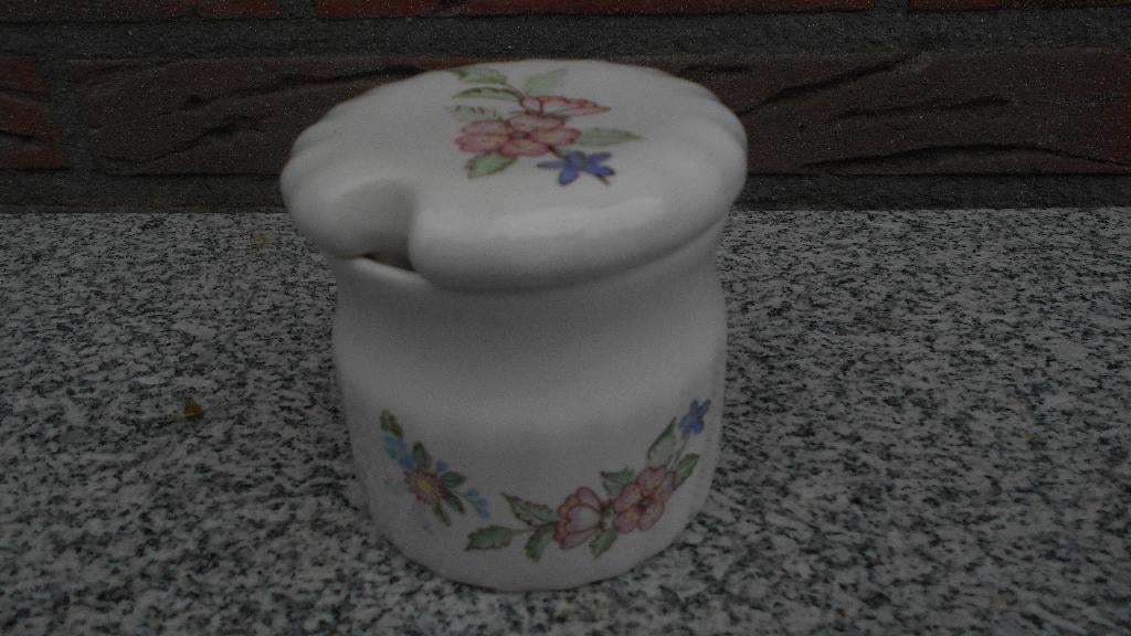 zeldzaam Jam pot met deksel Mindel Spring fields Woods, Antiek en Kunst, Ophalen of Verzenden