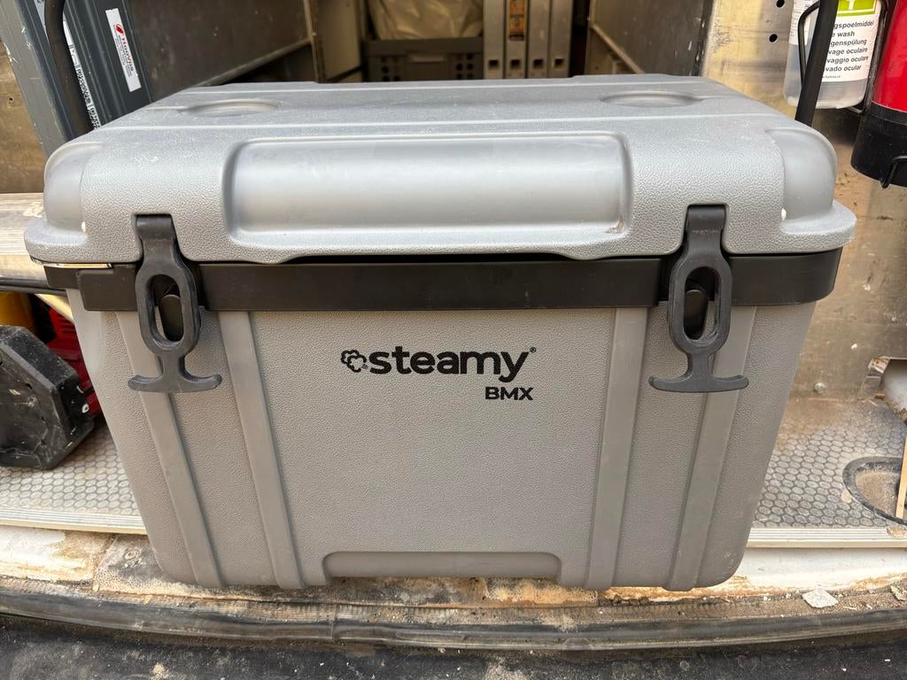 Steamy BMX Koelbox 26 liter - Ideaal voor onderweg!, Caravans en Kamperen, Ophalen, Zo goed als nieuw, Koelbox, Koelelement