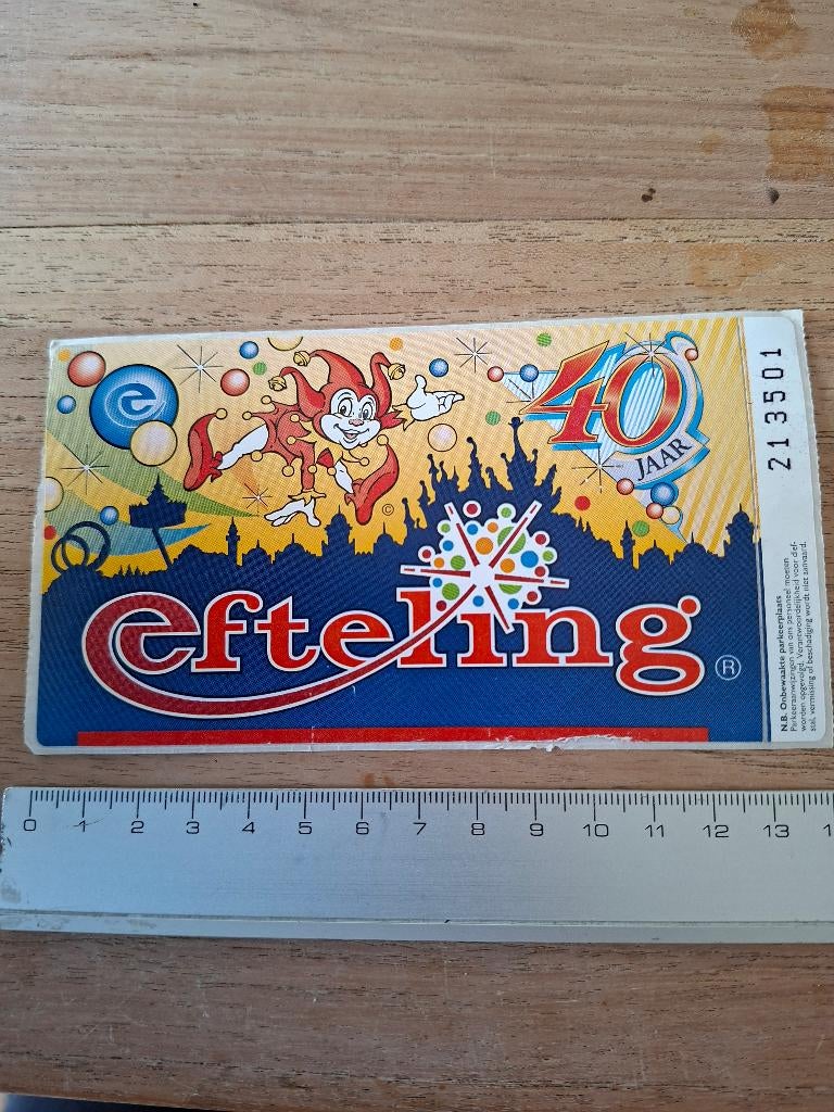 Sticker efteling, Ophalen of Verzenden, Zo goed als nieuw, Bedrijf of Vereniging