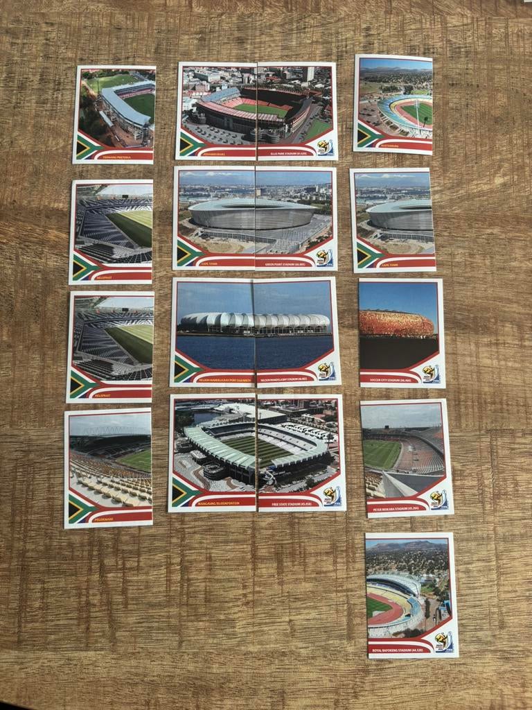 Panini WK 2010 Stadion Stickers, Verzamelen, Ophalen of Verzenden, Zo goed als nieuw, Buitenlandse clubs, Poster, Plaatje of Sticker