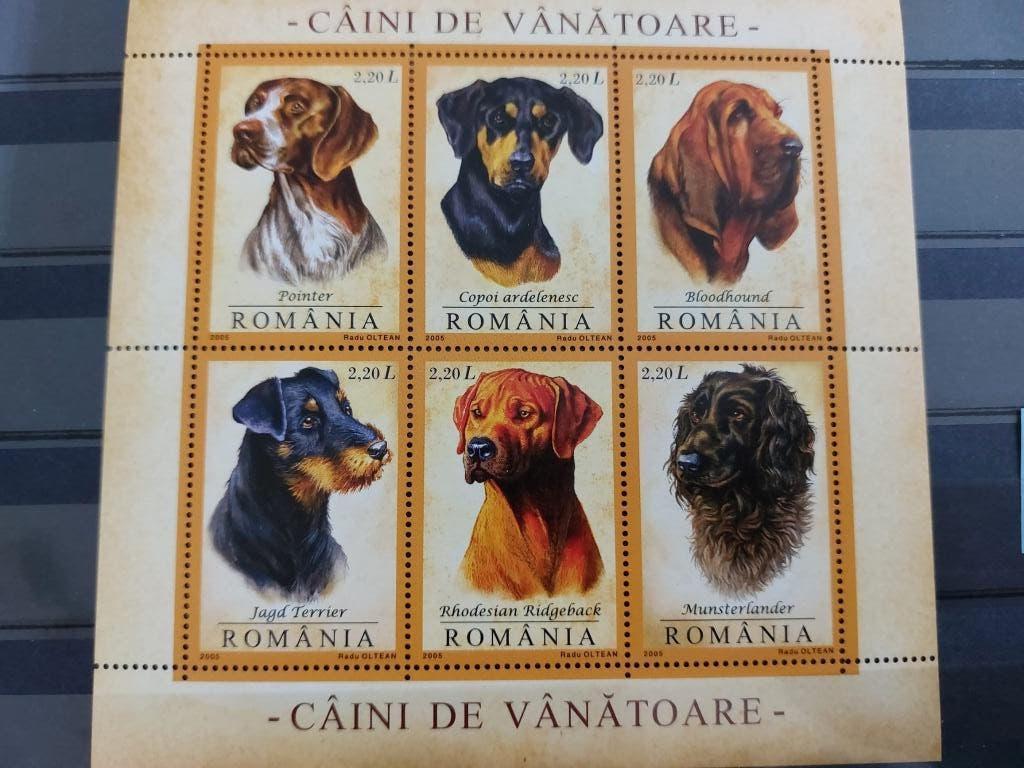Jachthonden  Roemenie, Verzenden, Postfris, Dier of Natuur