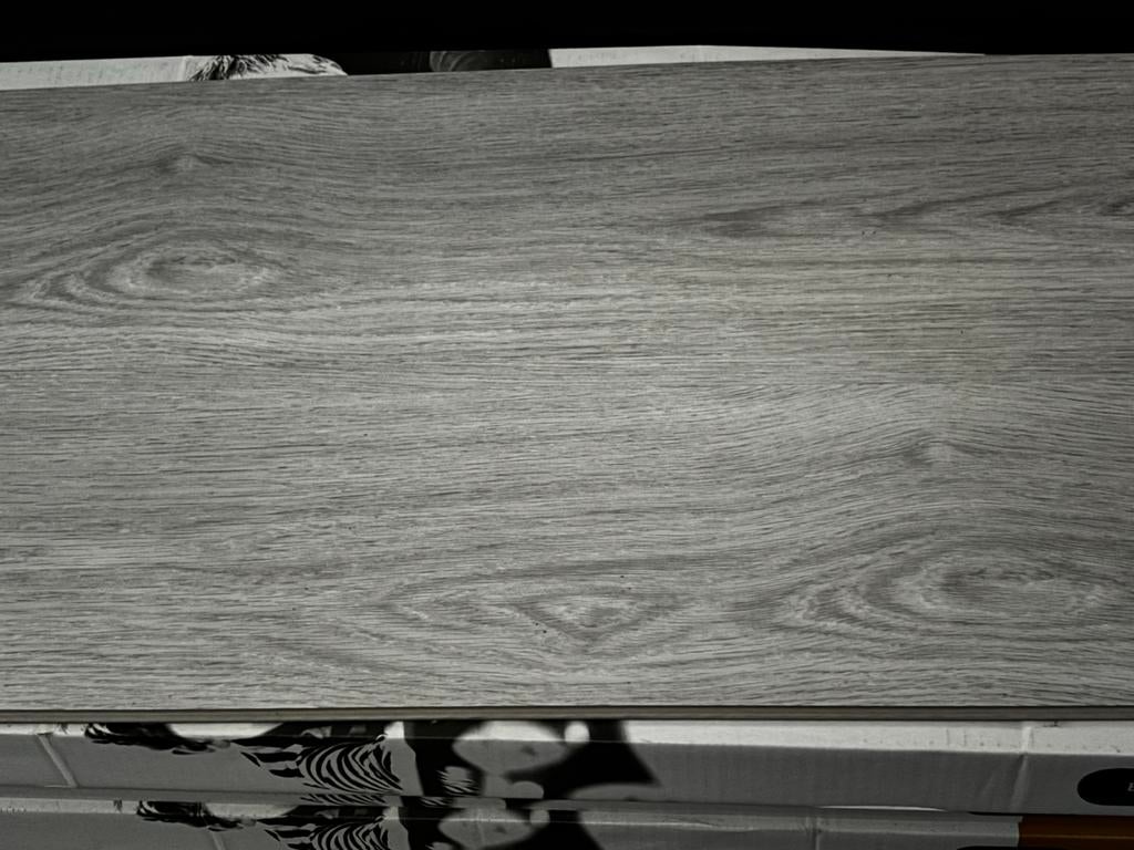 Flexxfloor Basic Click PVC Vloer Glacier - 26 m², Ophalen, Nieuw, 25 tot 50 m², Grijs