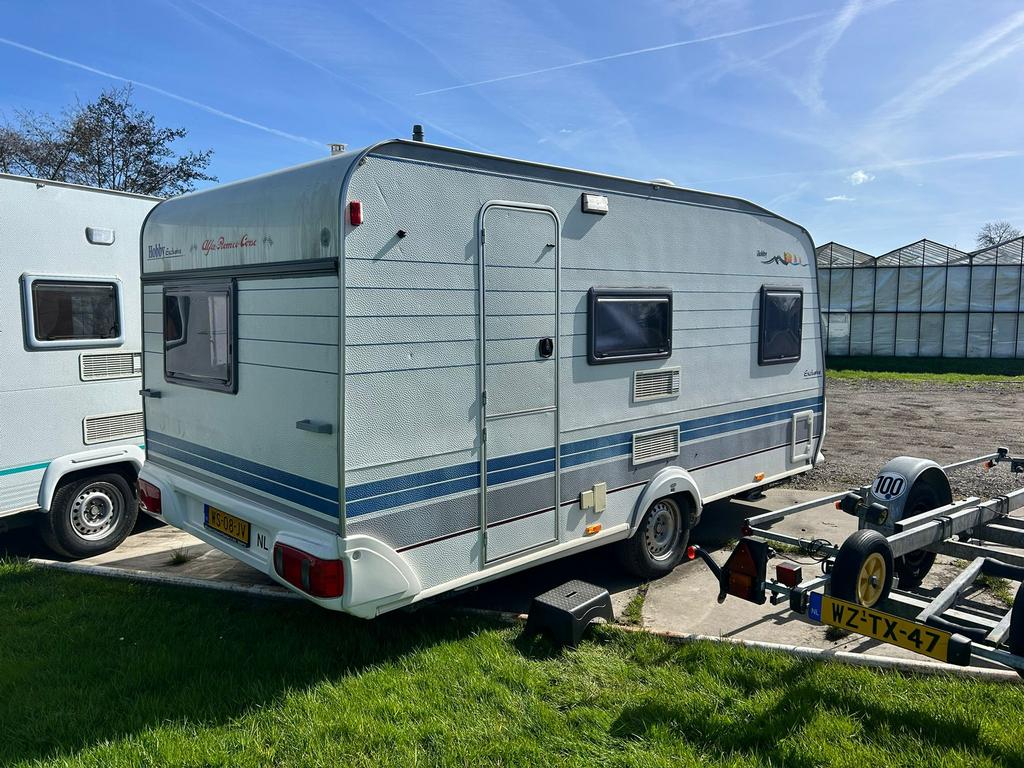 Hobby Exclusive 440 1997 - mover - automatisch level systeem, Hobby, Koelkast, Frans bed, Treinzit