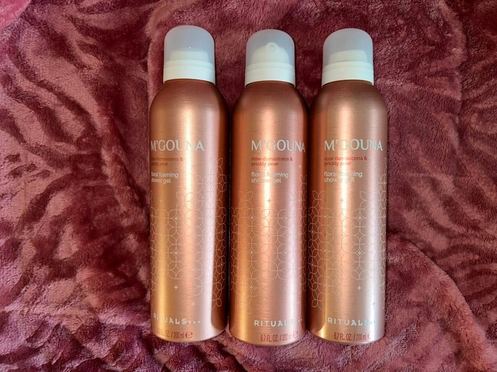 M'Gouna showergel 3 stuks, Ophalen of Verzenden, Nieuw