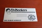 Elvis Presley ElviSeekers 1999 search schedule envelop, Ophalen of Verzenden, Zo goed als nieuw, Overige typen