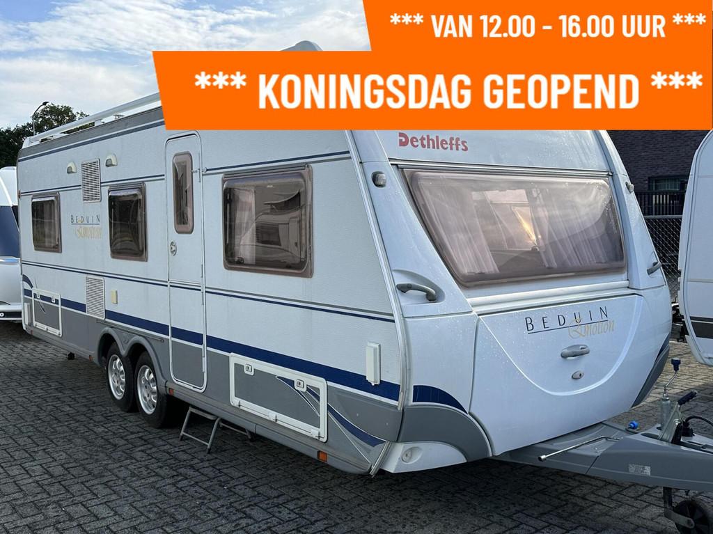 Dethleffs DB 610 BEDUIN - KONINGSDAG GEOPEND 12-16 UUR, Luifel, Rondzit, 7 tot 8 meter, Bedrijf