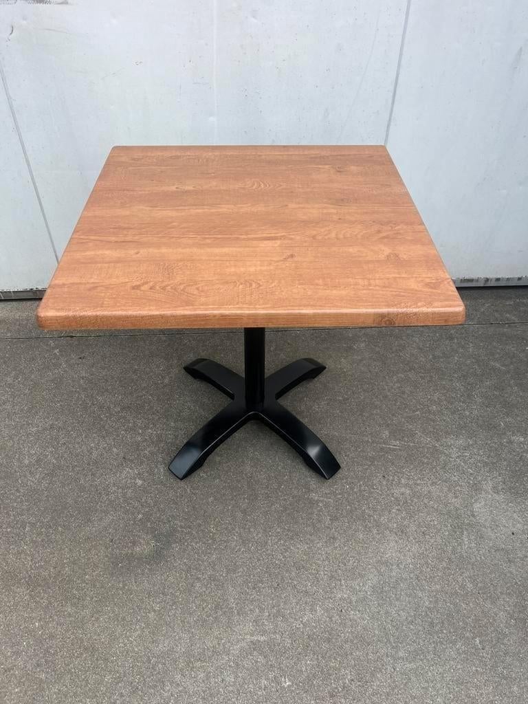 4 stuks horeca restaurant terras tafels 80x80 cm, werzalit, Ophalen, Gebruikt