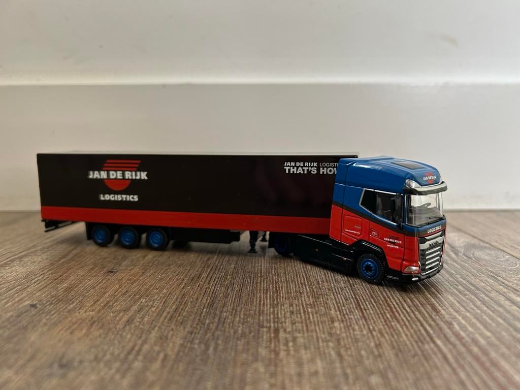 Tekno DAF Jan de Rijk Logistics vrachtwagen model, Ophalen of Verzenden, Zo goed als nieuw, Bus of Vrachtwagen, Overige merken