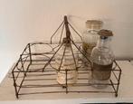 Oud glazen rekje, fil de fer, Antiek en Kunst, Ophalen of Verzenden