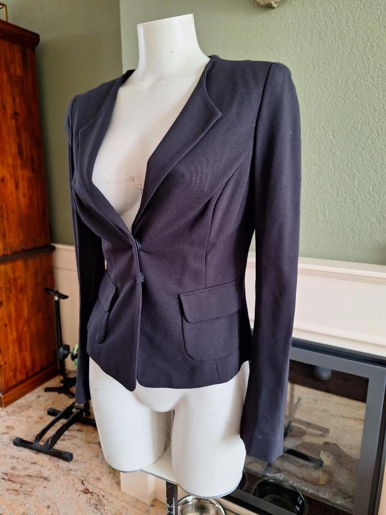 Hoss Intropia blazer zwart jasje mt 38 M in zeer nette staat, Kleding | Dames, Maat 38/40 (M), Verzenden, Zwart, Zo goed als nieuw