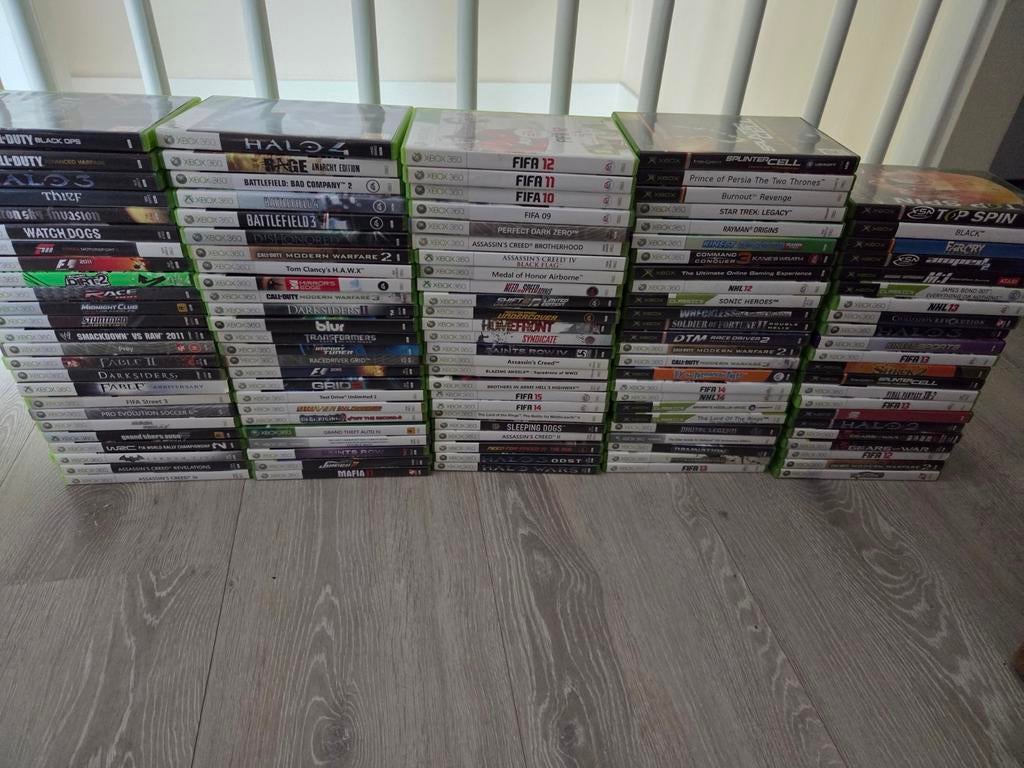 122x - Xbox spellen verzameling, Gebruikt, Ophalen of Verzenden, Sport, 3 spelers of meer