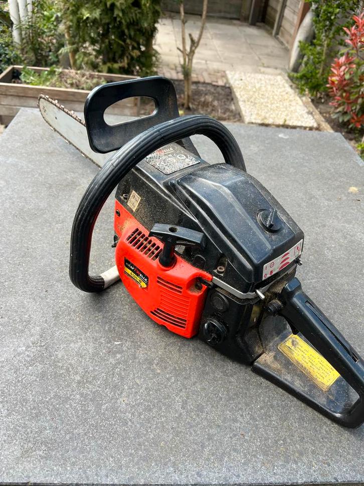 Kettingzaag Kraftwelle 6500-W (opknapper), Tuin en Terras, Hand-tuingereedschap, Gebruikt, Ophalen