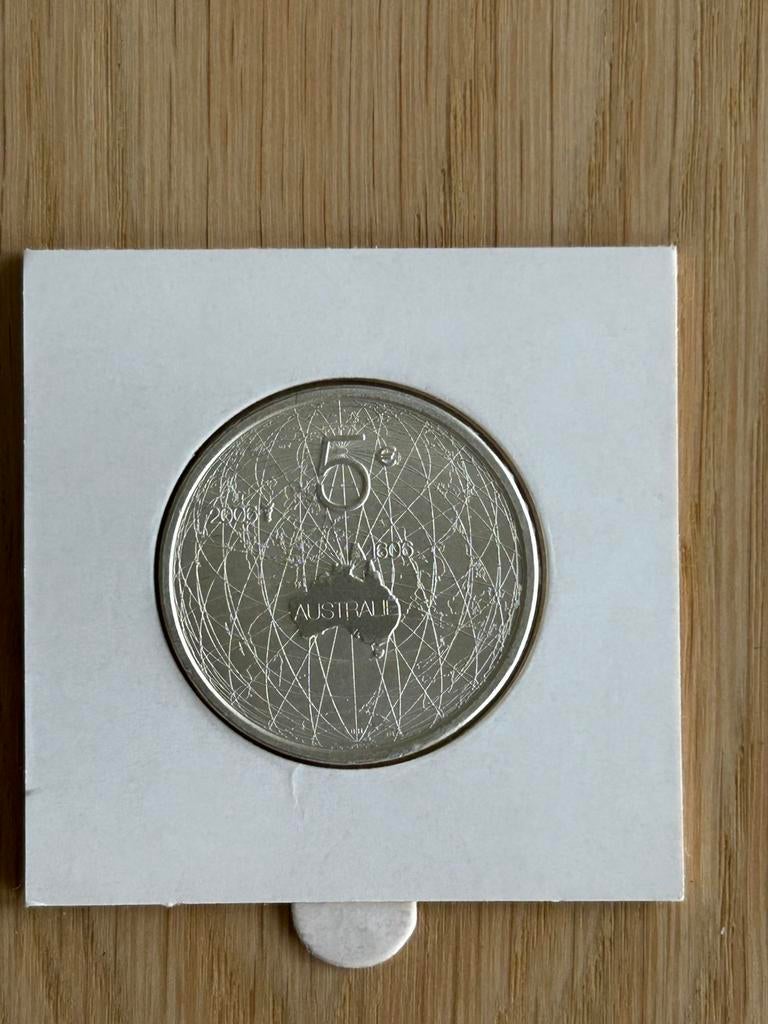 Australie VIJFJE  5 EURO ZILVER  Topkwaliteit 2006, Koningin Beatrix, Zilver, Euro's, Ophalen of Verzenden