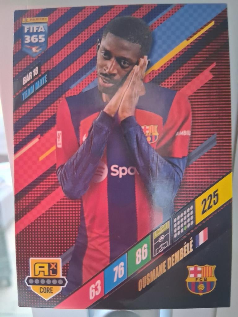 Voetbal kaart 2024 Dembele, Ophalen of Verzenden, Zo goed als nieuw, Plaatje