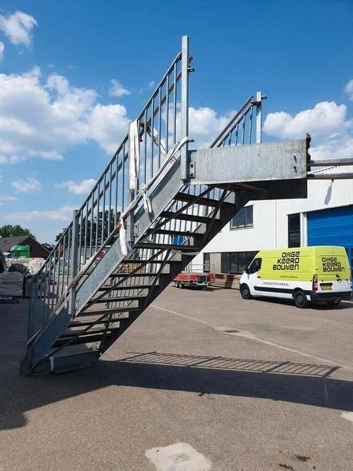 Gegalvaniseerde trappen noodtrap vluchttrap brandtrap 930, Ophalen, Gebruikt, Trap, Nb