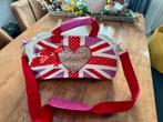 (Gym/reis)tas voor stoere meiden, grootte ca 45cm breed, Ophalen, Zo goed als nieuw, Rood, 30 cm of meer