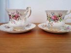 2 kopjes met schotels. Merk: Royal Albert., Ophalen