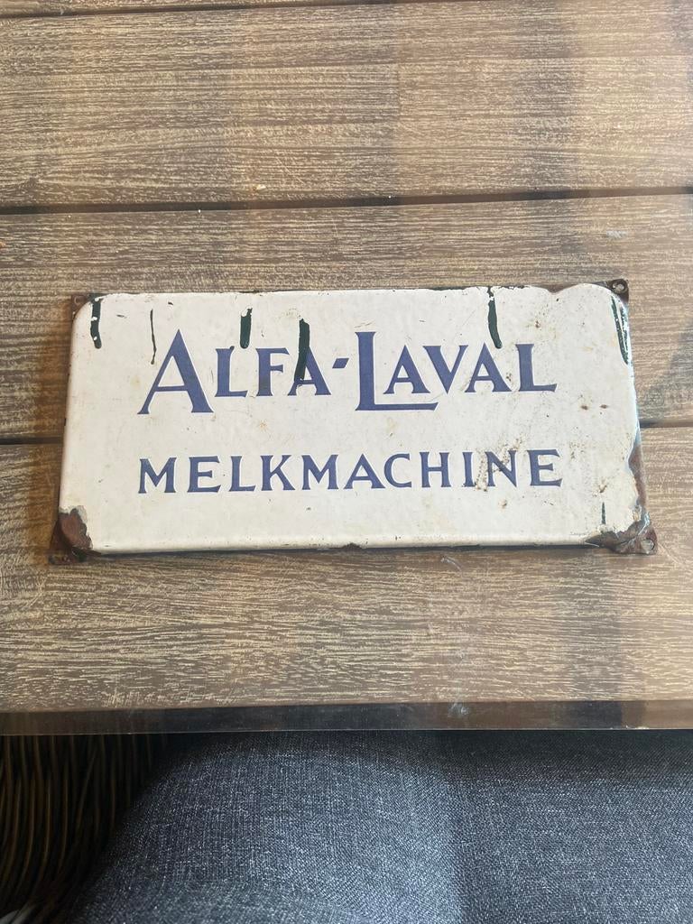 Alfa laval emaille bord, Ophalen