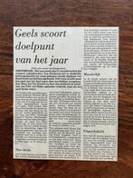 Voetbal krantenartikel Ajax NAC maart 1977 Geels, Ophalen of Verzenden, Knipsel(s)