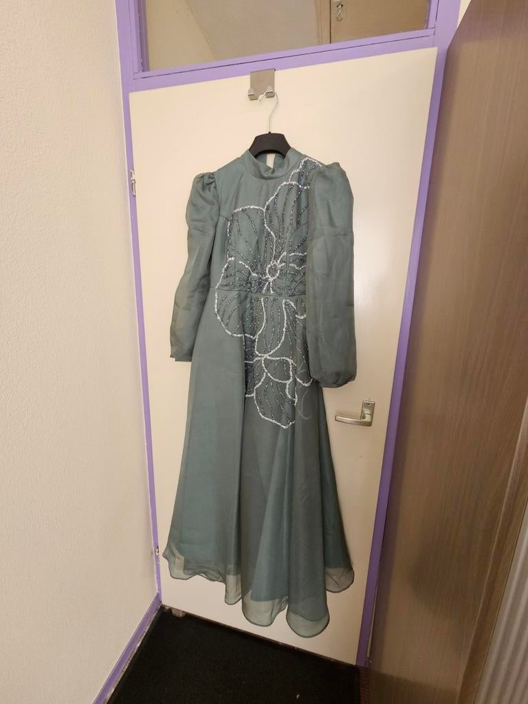 Avondjurk / Abiye., Kleding | Dames, Jurken, Ophalen, Zo goed als nieuw, Maat 36 (S), Onder de knie