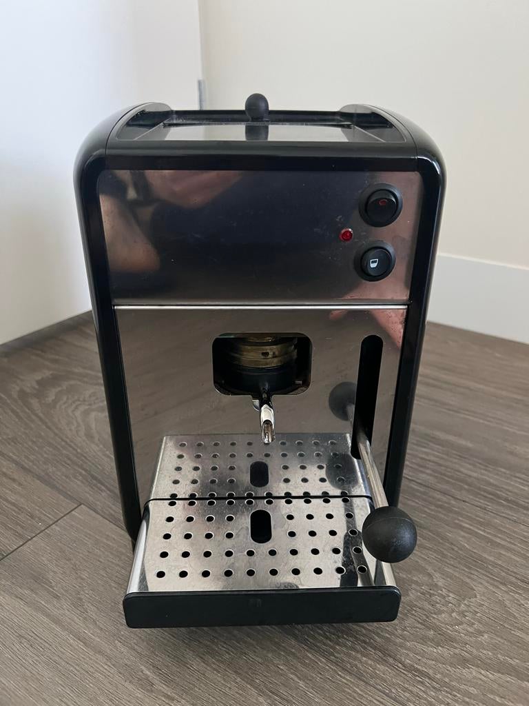 Pallina ESE Pad Koffiezetapparaat - Zwart/Chroom, Witgoed en Apparatuur, Koffiezetapparaten, Koffiepads en cups, Gebruikt, Espresso apparaat
