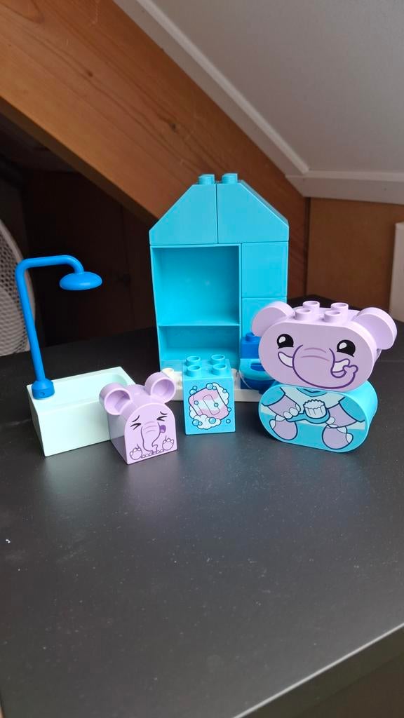 Lego Duplo 10413 Dagelijkse Gewoontes in Bad, Kinderen en Baby's, Speelgoed | Duplo en Lego, Ophalen of Verzenden, Zo goed als nieuw