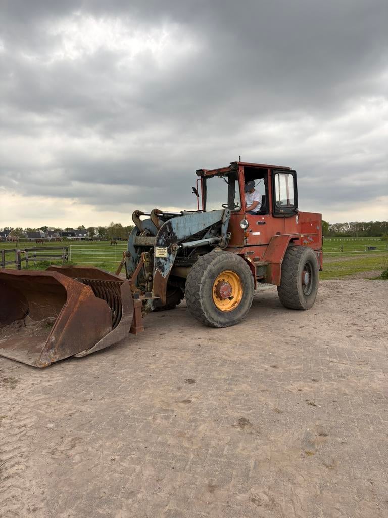 Ahlmann az10 MARGE! shovel knikshovel draaigiek, Zakelijke goederen, Agrarisch | Werktuigen, Overige, Grondbewerking, Ophalen