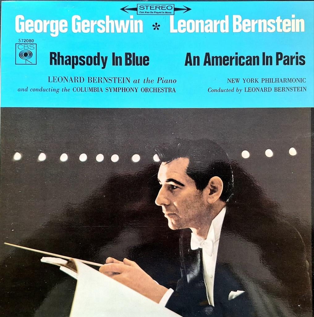LP  GERSHWIN/BERNSTEIN -Rhapsody In Blue/American In Paris, Ophalen of Verzenden, Gebruikt, 12 inch, Overige typen