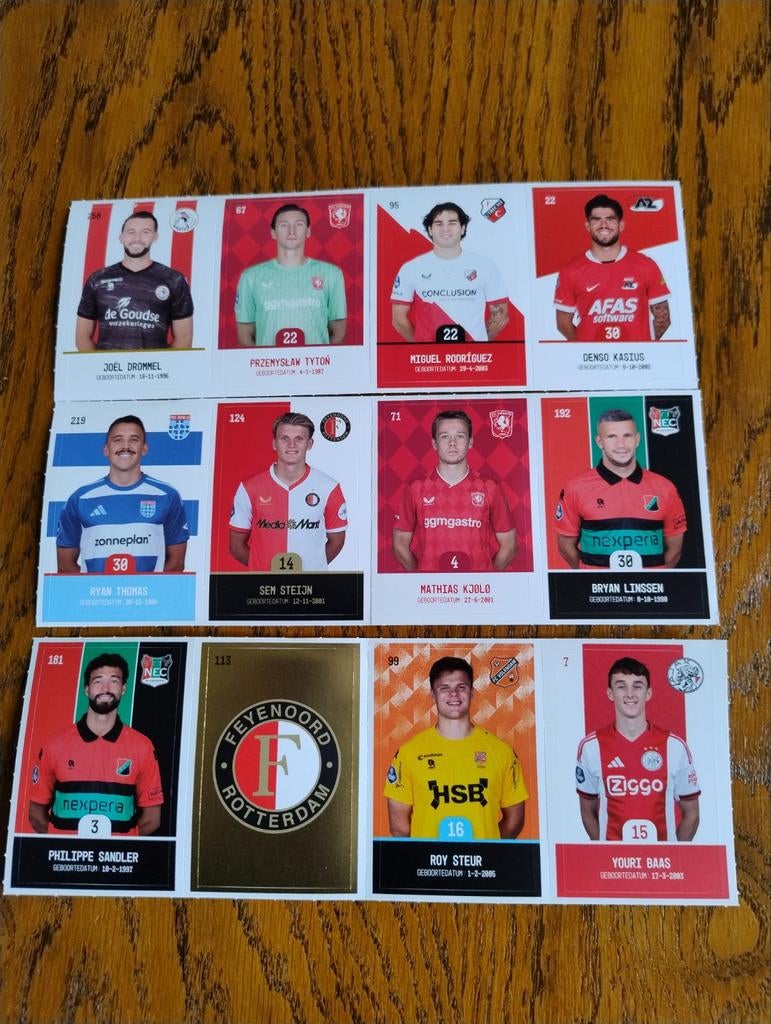Voetbalplaatjes, Ophalen, Meerdere plaatjes
