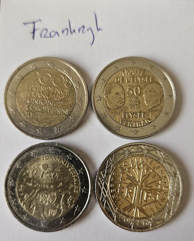 Euromunten uit Frankrijk, Ophalen of Verzenden, Frankrijk, 2 euro, Losse munt