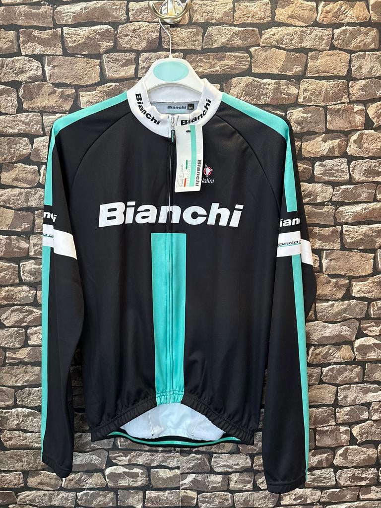 Bianchi Longsleeve Fietsshirt Maat M - Nieuw, Fietsen en Brommers, Fietsaccessoires | Fietskleding, Nvt, Nvt, Bovenkleding, Heren