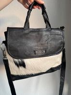Vintage Y2K koeienprint leren tas, Vintage, Schoudertasje, Vintage, Ophalen of Verzenden